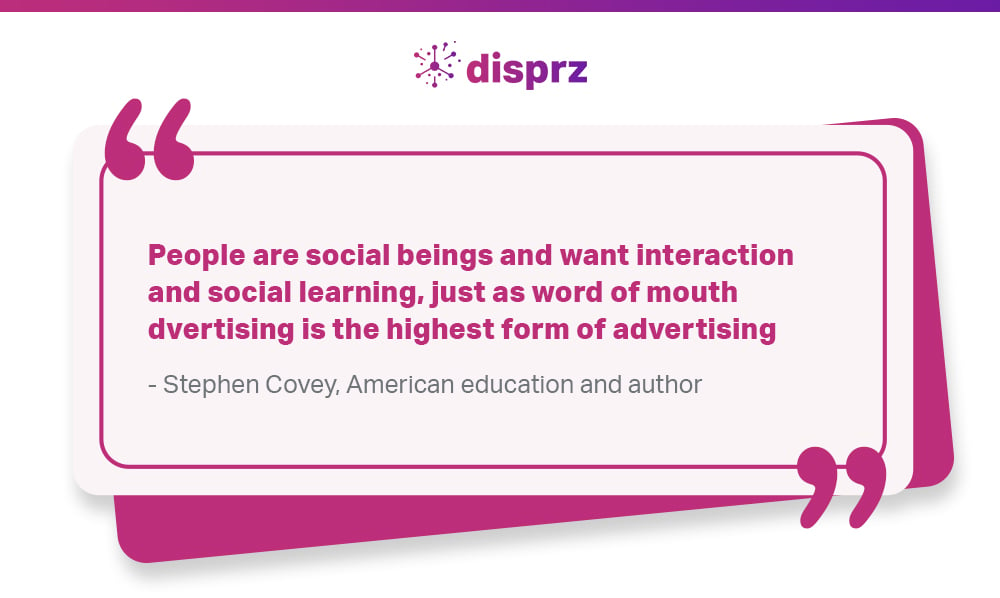 Stephen Covey quote on social learning