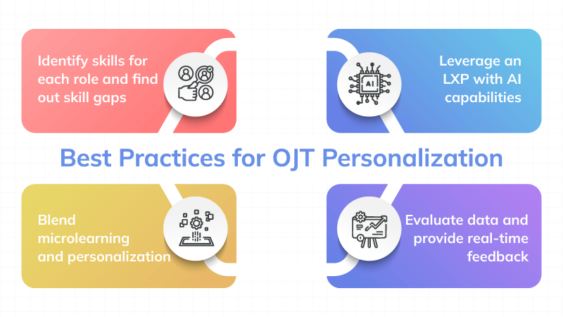 Best Practices for Personalizing OJT