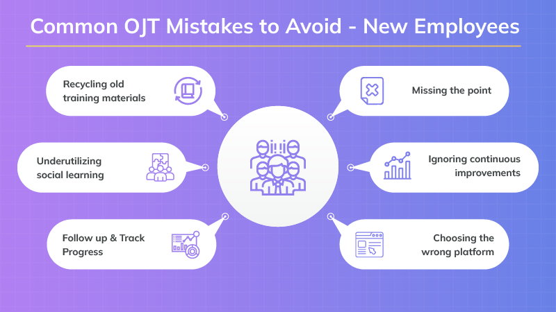 OJT Mistakes to Avoid with New Employees